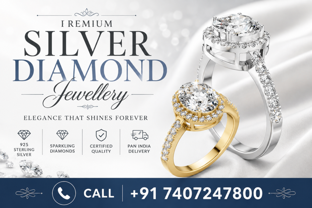 Silver Diamond Jewellery
